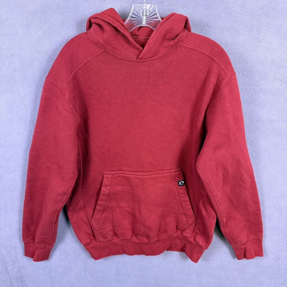 Origin Hoodie Mens Small Red Heavyweight Reverse Weave Made in USA Jocko Willink